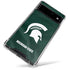 Michigan State University Green Jersey Google Pixel 6 Clear Case